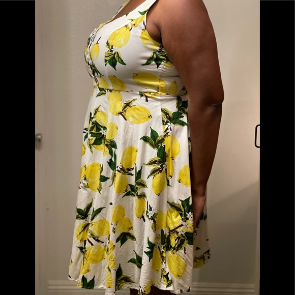 Lemon Print Swing Dress size XL - Picture 1 of 6